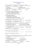 CÂU HỎI TRẮC NGHIỆM VẬT LÝ 12 CHƯƠNG 8