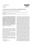 Báo cáo khoa học: "  A suspected case of Lyme borreliosis in a hunting dog in Korea"