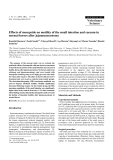 Báo cáo khoa học: "Effects of mosapride on motility of the small intestine and caecum in normal horses after jejunocaecostomy"