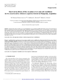 Báo cáo lâm nghiệp: "Short-term effects of fire on plant cover and soil conditions in two Austrocedrus chilensis (cypress) forests in Patagonia, Argentina"