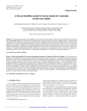 Báo cáo lâm nghiệp: "A fire probability model for forest stands in Catalonia (north-east Spain)"