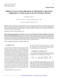 Báo cáo lâm nghiệp: "Influence of cross section dimensions on Timoshenko’s shear factor – Application to wooden beams in free-free flexural vibration"