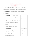 Giáo án Tiếng Anh lớp 8: Unit 6 The young pioneers club Lesson 2 : Speak A/ Aims and Objectives : By the end of the lesson ,