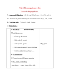 Giáo án Tiếng Anh lớp 8: Unit 6 The young pioneers club Lesson 6 : language focus 