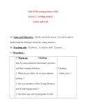 Giáo án Tiếng Anh lớp 8: Unit 6 The young pioneers club lesson 1 : Getting started Listen and read