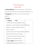 Giáo án Tiếng Anh lớp 8: Unit 9 A first aids course Lesson 4 : Read