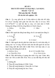 ĐỀ SỐ 5 THI TUYỂN SINH VÀO ĐẠI HỌC, CAO ĐẲNG Môn thi : VẬT LÍ Thời gian làm