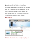 Quản lý Android từ Windows Media Player