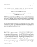 Báo cáo lâm nghiệp: "Frost resistance of seeds in Mediterranean oaks and the role of litter in the thermal protection of acorns"