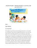 Sáng kiến kinh nghiệm – “Những biện pháp giúp trẻ 4- 5 tuổi nâng cao khả năng cảm thụ văn học”