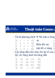 Thuật toán Gauss-Jordan 