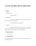 LUYỆN TẬP BỘI CHUNG NHỎ NHẤT 