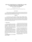 PHÂN TÍCH SƠ ĐỒ TÍNH TOÁN CẦU VÒM BÊ TÔNG CỐT THÉP ANALYZING OF THE CALCULATING MODEL OF THE CONCRETE ARCH BRIDGE