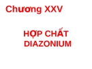 HỢP CHẤT DIAZONIUM