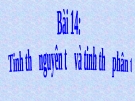 Bài 14 tinh thể nguyên tử và tinh thể phân tử
