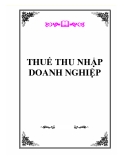 Bài giảng THUẾ THU NHẬP DOANH NGHIỆP