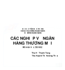 CÁC NGHIỆP VỤ NGÂN HÀNG THƯƠNG MẠI