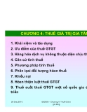 BÀI GIẢNG VỀ MÔN THUẾ GIÁ TRỊ GIA TĂNG 