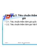  Tiêu chuẩn thẩm định giá  