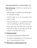 TRAO ĐỔI KHOÁNG VÀ NITƠ Ở THỰC VẬT