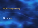 MIDP Programming