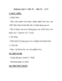 Sinh học lớp 9 - Tiết 15 - Bài 15: ADN