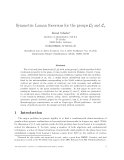 Báo cáo toán học: "Symmetric Laman theorems for the groups C2 and Cs"