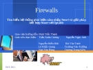 Firewalls