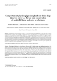 Báo cáo khoa học: "Comportement physiologique des glands de chêne liège (Quercus suber L.) durant leur conservation et variabilité inter-individus producteurs"