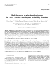 Báo cáo khoa học: "Modelling resin production distributions for Pinus Pinaster Ait using two probability functions"