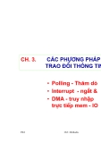 Chương 3: Các phương pháp trao đổi thông tin