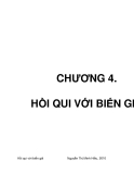 Bài giảng Chương 4: Hồi quy với biến giả