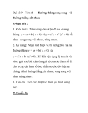 Đại số 9 - Tiết 25  Đường thẳng song song và  đường thẳng cắt nhau 