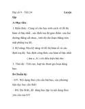 Đại số 9 - Tiết 24  Luyện tập 