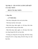 Vật lí lớp 12 - Tiết: 0 NĂNG LƯỢNG LIÊN KẾT CỦA HẠT NHÂN PHẢN ỨNG HẠT NHÂN