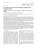 Báo cáo y học: "Theta, alpha and beta burst transcranial magnetic stimulation: brain modulation in tinnitus"