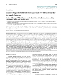 Báo cáo y học: " Enhanced Diagnostic Yield with Prolonged Small Bowel Transit Time during Capsule Endoscopy"