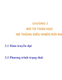 CHƯƠNG 3MÔ TẢ TOÁN HỌC HỆ THỐNG ĐIỀU KHIỂN RỜI RẠC