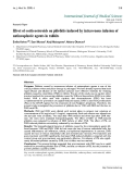 Báo cáo y học: "Effect of corticosteroids on phlebitis induced by intravenous infusion of antineoplastic agents in rabbits"