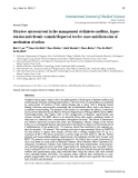 Báo cáo y học: "Ultra-low microcurrent in the management of diabetes mellitus, hypertension and chronic wounds: Report of twelve cases and discussion of mechanism of action"