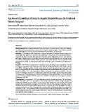 Báo cáo y học: "Can Occult Cystobiliary Fistulas in Hepatic Hydatid Disease Be Predicted Before Surgery"