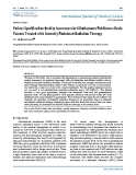 Báo cáo y học: " Patient Specification Quality Assurance for Glioblastoma Multiforme Brain Tumors Treated with Intensity Modulated Radiation Therapy"