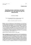 Báo cáo lâm nghiệp: "Modelling canopy conductance and stand transpiration of an oak forest from sap flow measurements "