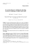 Báo cáo lâm nghiệp: "Use of stem diameter variations for detecting the effects of pathogens on plant water status"