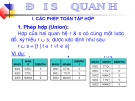 CÁC PHÉP TOÁN TẬP HỢP