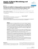 Báo cáo sinh học: "Etiology and antibiotic resistance patterns of community-acquired urinary tract infections in J N M C Hospital Aligarh, India"