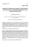 Báo cáo khoa học: "Variation of vessel lumen diameter in radial direction as an indication of the juvenile wood growth in oak"