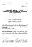 Báo cáo khoa học: "Germination behaviour of 3 species of the genus Pinus in relation to high temperatures suffered during forest fires"