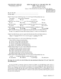  KIỂM TRA HỌC KỲ II - NĂM HỌC 2010 - 2011 MÔN : Tiếng Anh Lớp 12 - Mã đề thi 419