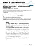 Báo cáo y học: "A case study evaluating the use of clozapine in depression with psychotic feature"